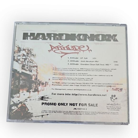 Hardknox – Attitude [2000 Promotional CD Single]‎ - Picture 2 of 3